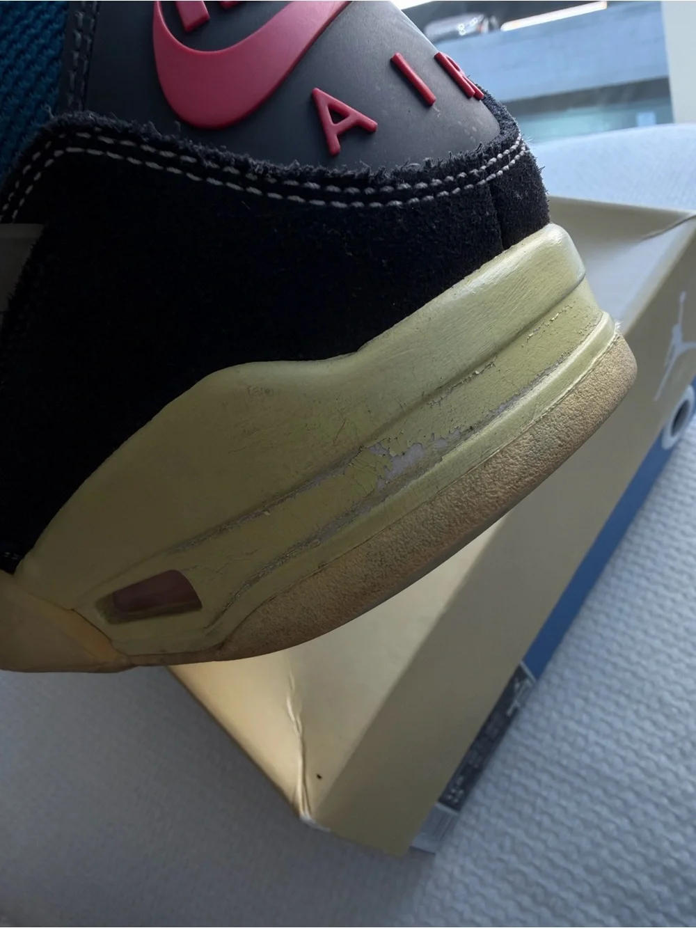 Jordan Kids Retro Sneakers in Navy, Blue and Cream